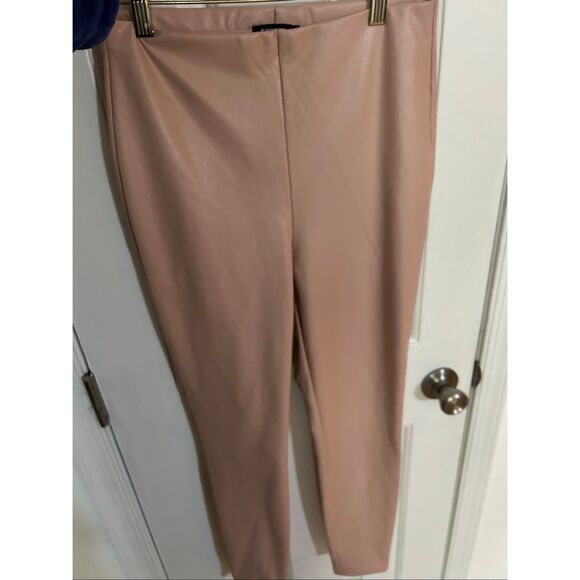 Express light pink high rise size small faux leather NWT - Picture 1 of 6